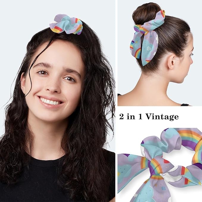 Scrub Caps Women Ponytail Cute Pink and White Leaves Caps Bouffant Working Hat Elastic Tie Back Hats with Button