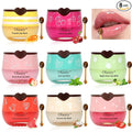 8 PCS Bee Lip Balm Lip Mask Honey Pot, Mothers Day Gifts,Teacher Appreciation Gifts,Honey Lip Mask Overnight Moisturizing Lip Balm,Lip Sleeping mask Prevention Dry,Party Favors Bulk Gifts for Women