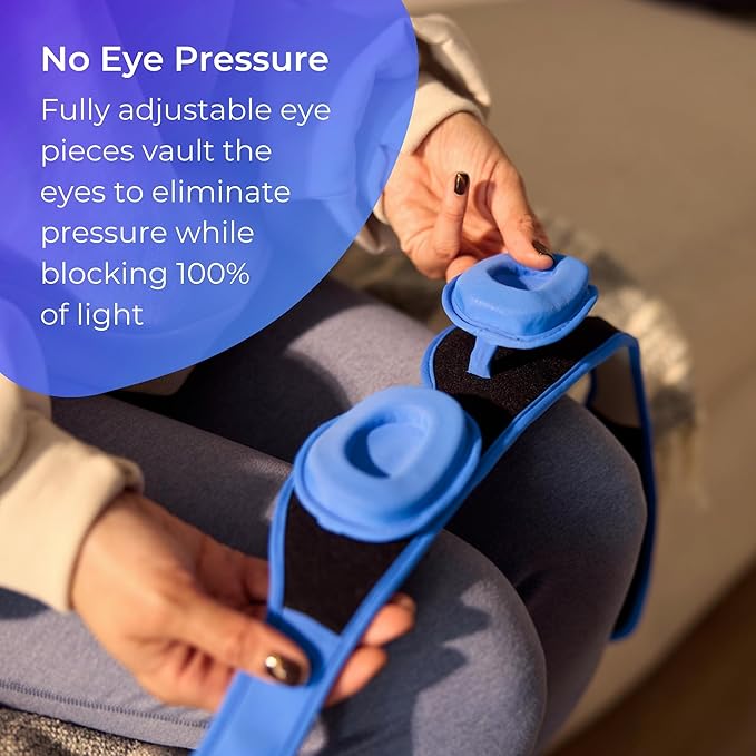 Blinkjoy Rechargeable Heated Eye Mask for Dry Eyes – Cordless Warm Compress for MGD, Styes & Eye Strain – Optometrist Recommended for Dry Eye Relief