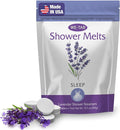 Shower Steamers 10-pk with Essential Oil Aromatherapy to Unwind and Sleep, Long Lasting Lavender Scent, No Stain or Artificial Dye, for Relaxation, Stress Relief and Self Care Gift for Everyone!