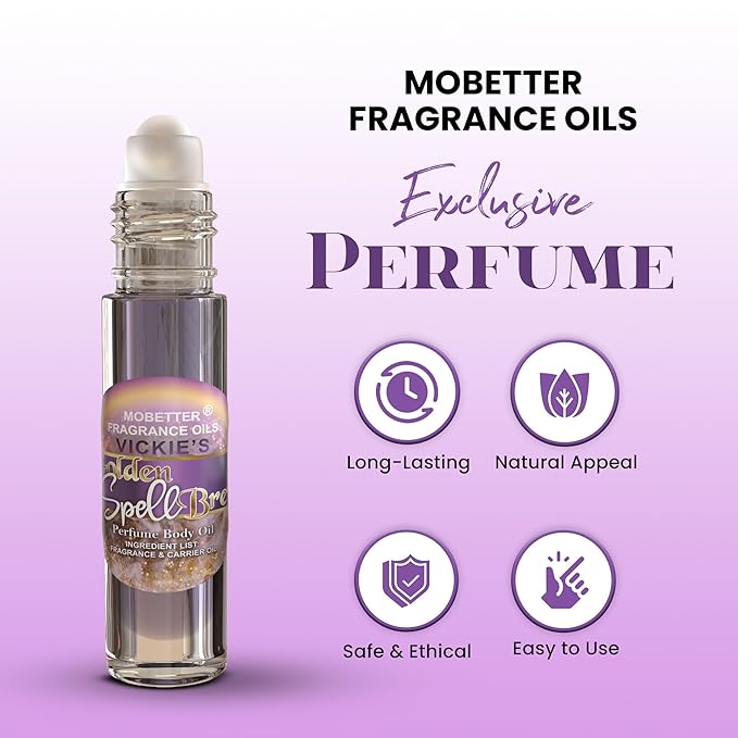 MOBETTER FRAGRANCE OILS Vickies Golden Spell Brew Perfume Women Body Oil 10ml Roll On