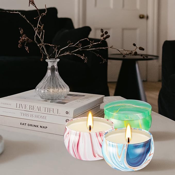 WPONSZU 16 Packs Scented Candle Gift Set for Mom | Woman, 2.5oz Jar Candles for Home Scented Bath Yoga, Natural Soy Wax, Fragrance Candle for Mothers Day, Birthday, Valentine's Day…