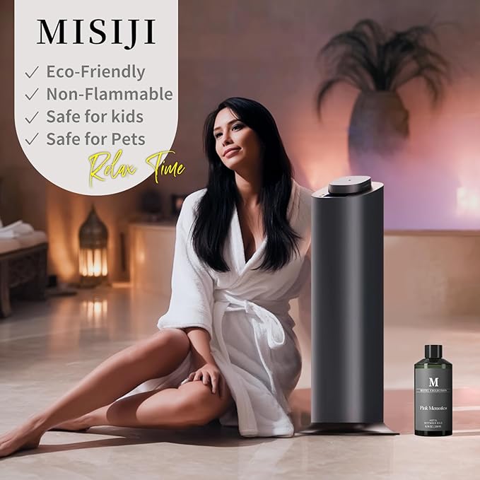 Hotel Collection Diffuser Oil-White Tea Aura, 6.76 Fl Oz (200ml), Home Luxury Aroma & Hotel Fragrance Diffuser Oil- Essential Oils for Aromatherapy Bigger Bottle, Longer Lasting Aroma