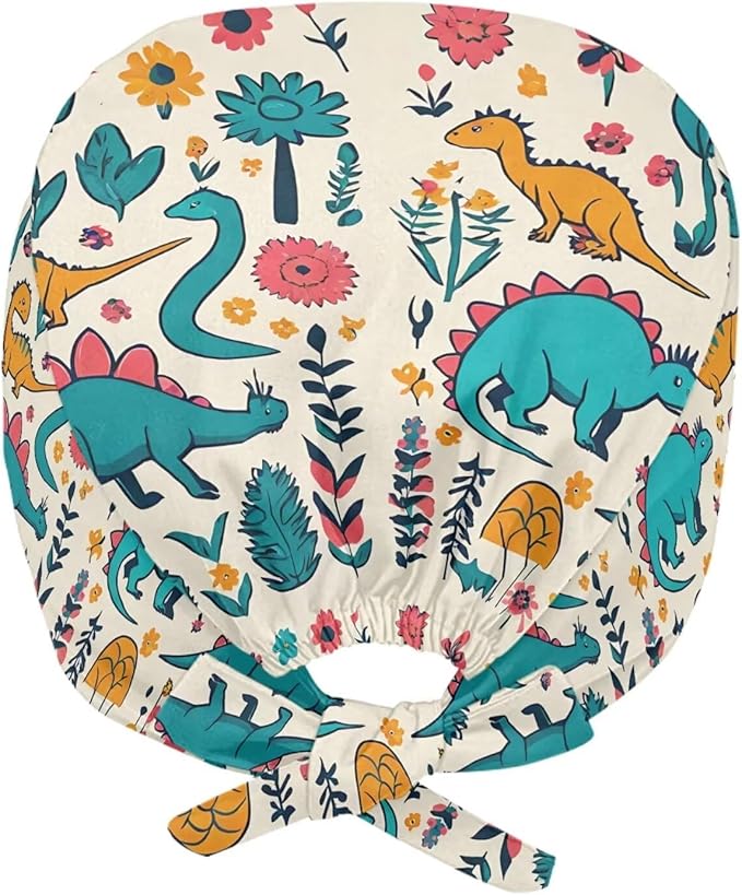 JoyLamoria Novelty Printed Cap with Sweatband Women Men Adjustable Tie Back Hats for Paiting