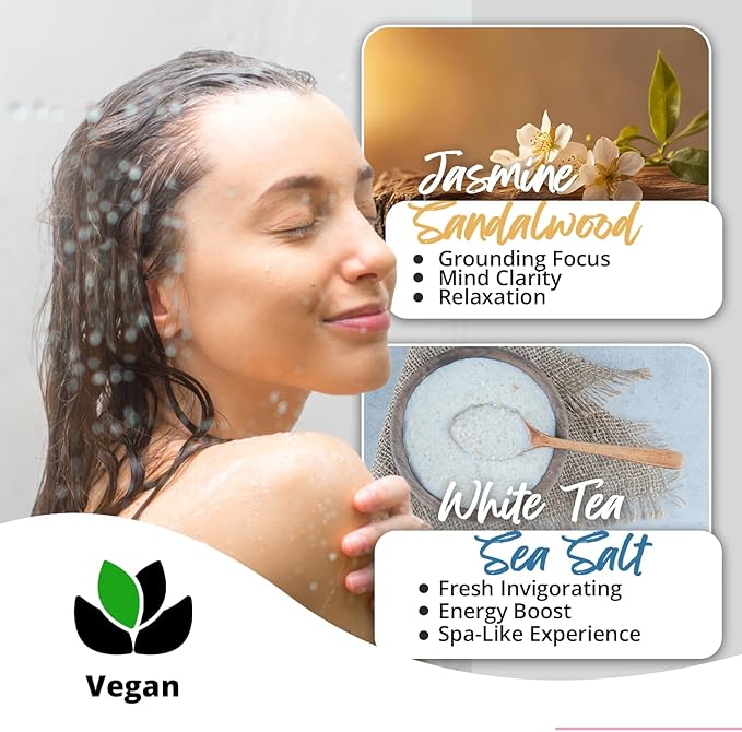 Shower Steamers Aromatherapy SWCANDY 8 Pack Mothers Day Gifts for Mom - Wife, Daughter, Grandma, Women, Sister and Teen Girls Natural Essential Oils Home Spa Self Care Stress Relief Relaxation