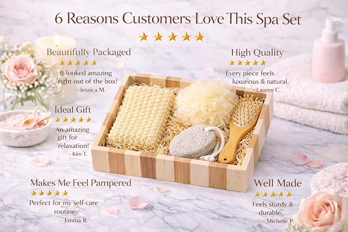 Deluxe Spa Gift Set – Enhanced Relaxation Kit with Accessories