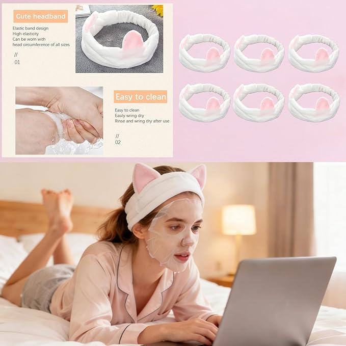 42 PCS Spa Party Supplies for Women,Spa Party Favors, Facial Masks,Under Eye Patches,Hand Cream, Lip mask,Headband,Sleepover Party Favors,Spa Kit Mothers Day Gifts for Women,Baby Shower favors