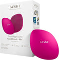 GESKE SmartAppGuided™ Facial Brush | 4 in 1 | Professional Facial Cleansing Brush | Skin Cleansing Silicone Facial Brush | Routine Skincare | Gentle Cleansing | Facial Cleanser