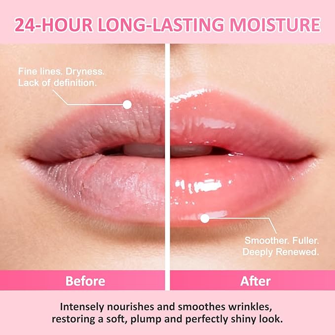 VISRIE Bee Lip Balm Honey Pot 12 Pack, Lip Sleeping Mask with Applicator, Moisturizing with Propolis and Fruit Extract, Mothers Day Gifts, Cute Makeup Gifts for Women