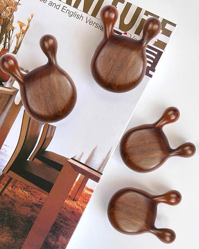 Gua Sha Massager for Face, Natural Sandalwood Wooden Guasha Scraping Massage Tool for Face, Eye Neck Body Muscle Relaxing Prevents Wrinkles