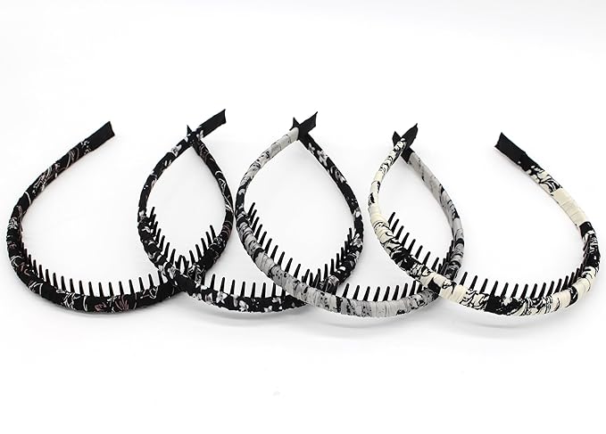 JOBAND hair bands for women's hair,plastic headbands for women,fashion hair accessories Suitable Daily Use,Spa,Parties and Yoga(pack of 4)