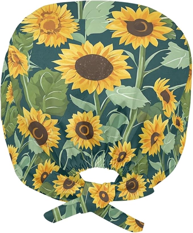 JoyLamoria Novelty Printed Cap with Sweatband Women Men Adjustable Tie Back Hats for Paiting