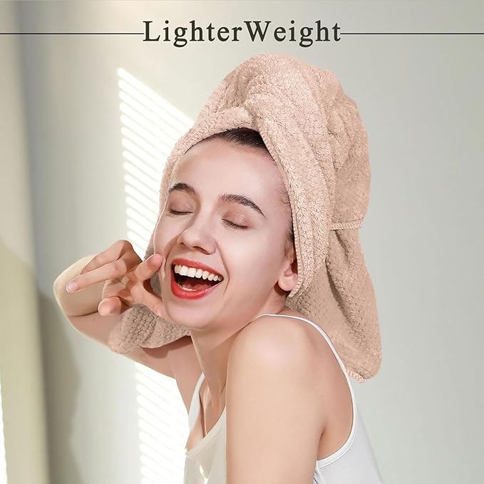 2 Pack Bath Towel Set, Lightweight Waffle Bath Towel Set, Microfiber Super Soft Highly Absorbent, Sturdy Quick Drying Towels for Bathroom, Gym, SPA, Yoga (2 Piece 27" x 55", Coffe)