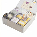 Lizush Luxury Spa Gifts for Women – 7 Piece Citrus Spa Gift Set with Candle, Gift Baskets for Women, Body Care Set for Mom, Birthday Box, Relaxation & Self Care Spa Kit for Wife – Handmade in the USA