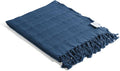 InfuseZen Stonewashed Turkish Bath & Beach Towel –100% Organic Turkish Cotton - Soft, Lightweight, Absorbent - Quick Dry, Sand Free - Swim, Pool, Shower, Travel - Peshtemal, Hammam Spa Towel - Blue