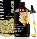 Frankincense Essential Oil, Frankincense Oil 4 Fl Oz 120ML for Diffuser Humidifier Yoga Cleaning DIY Candle Soap Making Perfume Gift for Women Essential Oils FRAOIL (Frankincense 4 Fl Oz (Pack of 1))