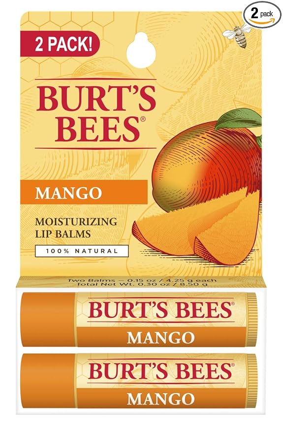 Moisturizing Lip Balms 2 Pack - Mango 2/0.15 Ounce (4.25 g) Balm