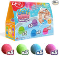 20 x Bath Bombs, Creates a Fizzing, Bath Time Adventure, Bubble Bath Bomb Gift Box, Party Bag Favours, Goody Bag Fillers for Children, Organic & Moisturising, Birthday Gifts for Kids