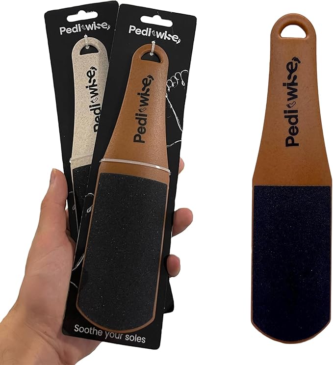 Professional Foot Scrubber Foot File for Dead Skin & Callus Remover - Extra Large Double Sided Pumice Stone for feet - Recommended by Podiatrists