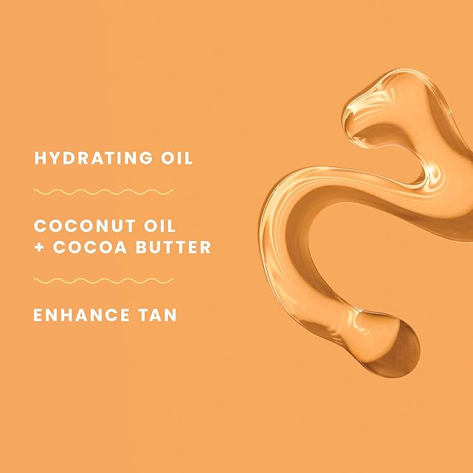 Hawaiian Tropic Dark Tanning Oil, 8 Fl Oz | Moisturizing Body Oil with Cocoa Butter, Tan Enhancer, 8 Fl Oz each Twin Pack