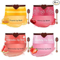 4PCS Lip Scrub and Mask Set,Cherry and Honey Pot Lip Balm,Strawberry and Watermelon Lip Exfoliator Scrub and Moisturizer,Repair Lips Sleeping Mask,Reduce Fine Lines Lips Care Set