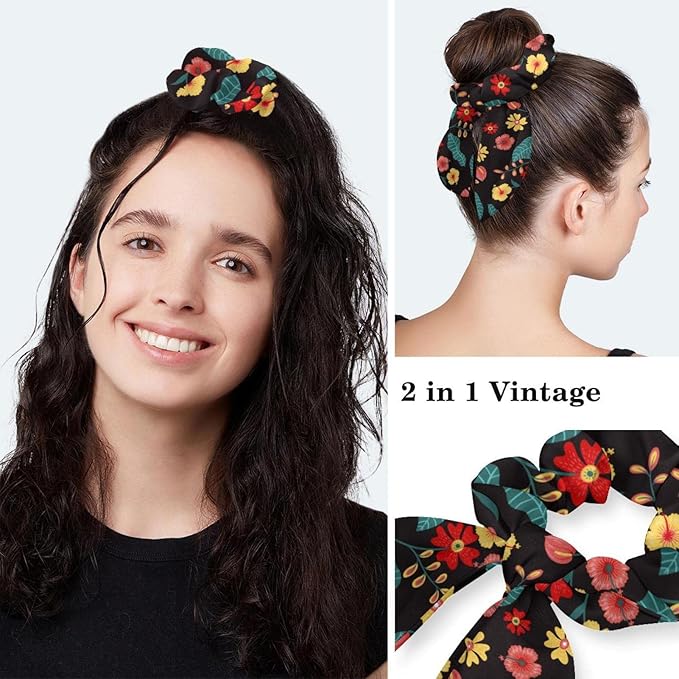 Women's Working Caps with Scrunchies Tarot Pattern Background Lace-Up Hat Unisex Hair Covers One Size