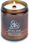 Hemlock Park Desert Prickly Pear Apothecary Hand-Poured Scented Candle | Crackling Wood Wick, Botanical Fragrance & Coconut Wax | Up to 60 Hour Burn Time | 8 oz