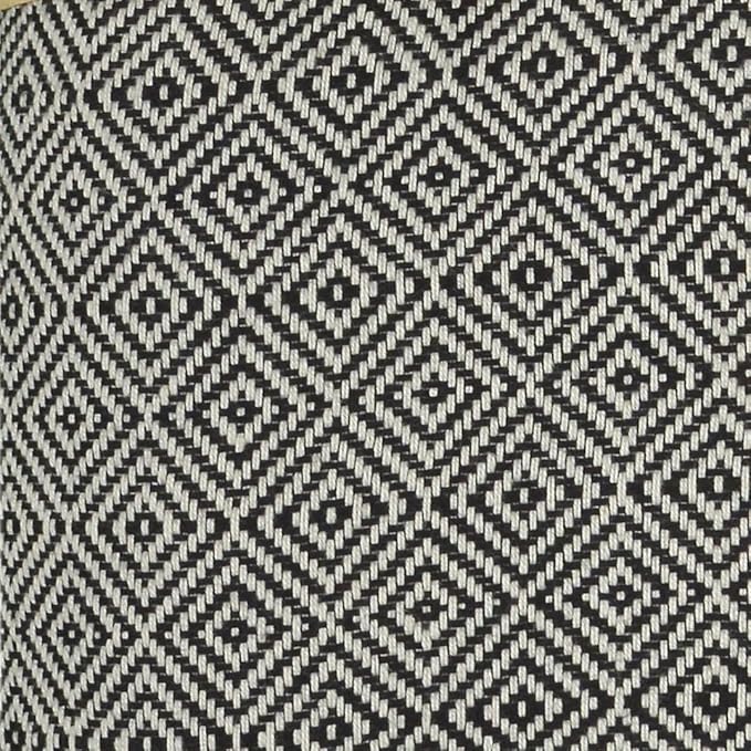 Bersuse 100% Cotton Hierapolis XL Throw Blanket for Couch - 100% Cotton Lightweight Durable Throw Blanket, Big Blanket for Sensitive Skin, Decorative and Versatile - 60x95 Inches, Black