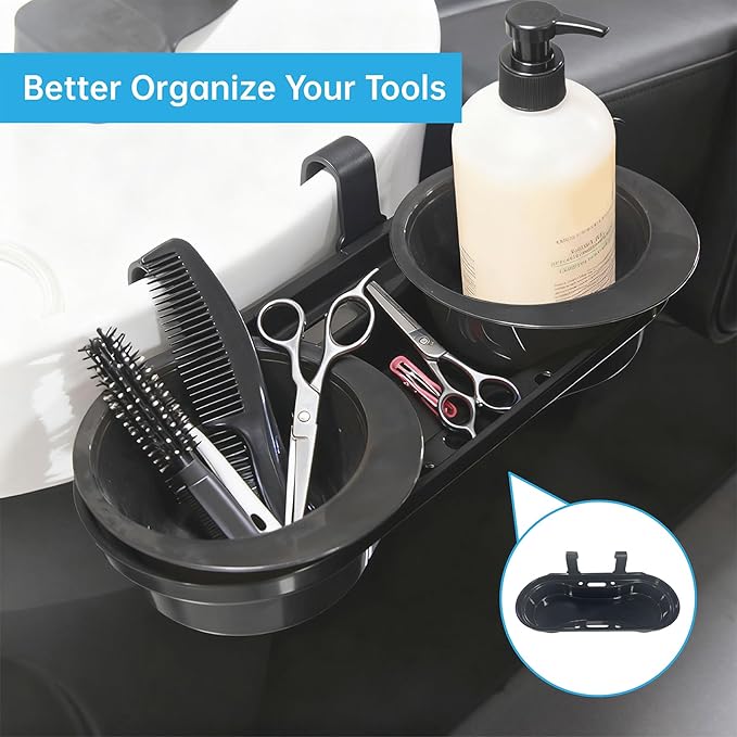 Salon Storage Rack - Detachable Organizer for Shampoo Bottles, Hair Color Bowls & Tools for Salon, Spa & Home