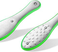 MR.GREEN Foot File Double Sided Pedicure Foot Care Tools Professional Callus Remover Foot Rasp Stainless Steel Foot Scrubber for Feet (Green)