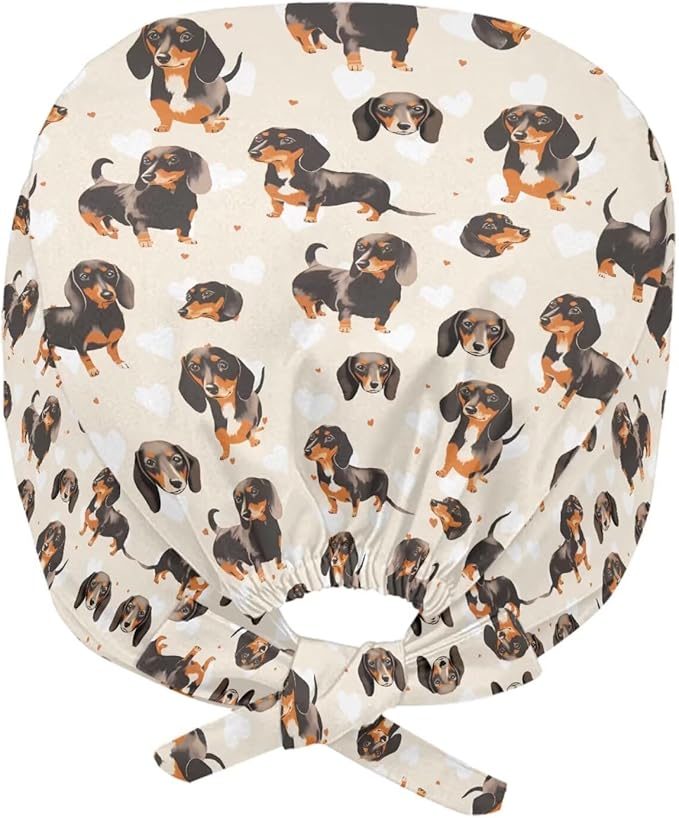 JoyLamoria Novelty Printed Cap with Sweatband Women Men Adjustable Tie Back Hats for Paiting