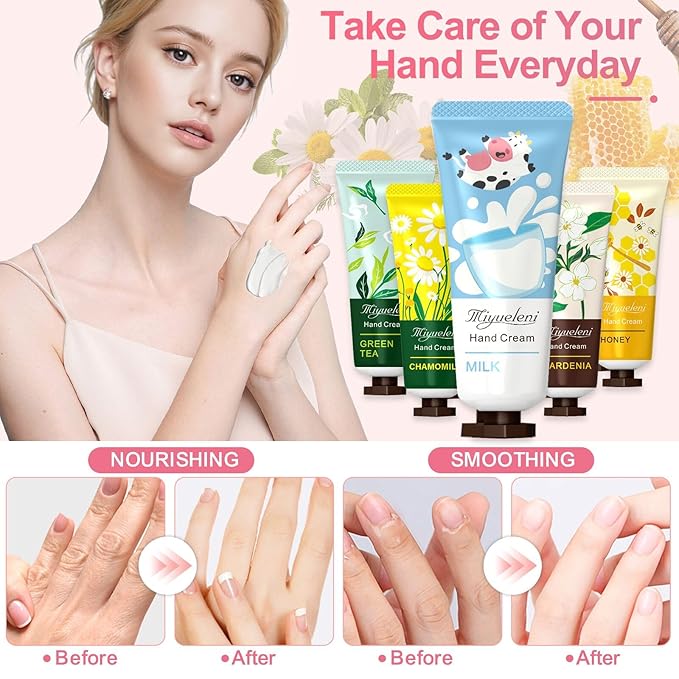 Hand Cream Gift Set 20 Pack, Mothers Day Gifts,Moisturizing Hand Lotion for Dry Hands, Birthdays Gifts for Women&Teen Girls,Teacher Appreciation Gifts,Nurses Week Gifts,Travel Size
