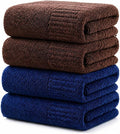 SEISSO 4 Pack Extra Large Bath Towels 63"x35", Bath Sheets for Sensitive Skin 70% Polyester 30% Viscose Fiber from Bamboo, Super Soft, Highly Absorbent & Quick Dry, Oversized Shower Towels
