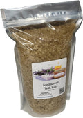 Bath Salts | 4lb Bag (64oz.) | Choose Your Scent | Epsom Salt | Sea Salt| Bathing | Body Care | Beauty | Relaxation | Spa | Pedicure | Manicure | Soak (Sandalwood)