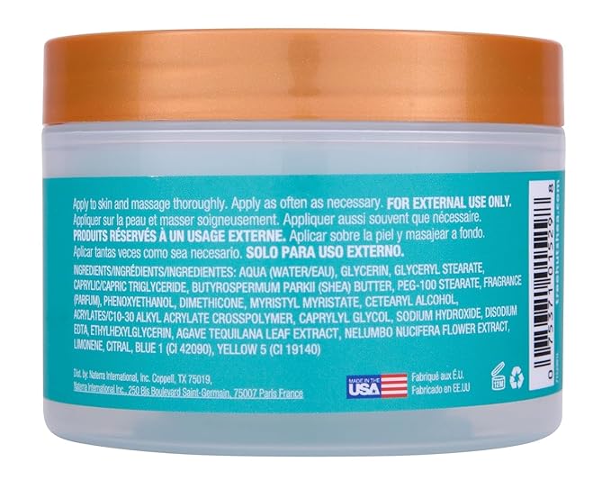 Tree Hut Lotus Water Whipped Shea Body Butter, Hydrating & Nourishing Body Lotion with Natural Oils, Moisturizer for Soft & Smooth Skin, 8.4 Oz