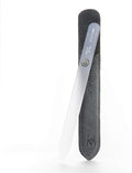 GERMANIKURE Glass Nail File in Suede Sleeve - You are So Loved - Professional Crystal Nail File for Natural Nails - Ideal Manicure & Pedicure Tool for Smooth, Easy Shaping - Nail Care Gift