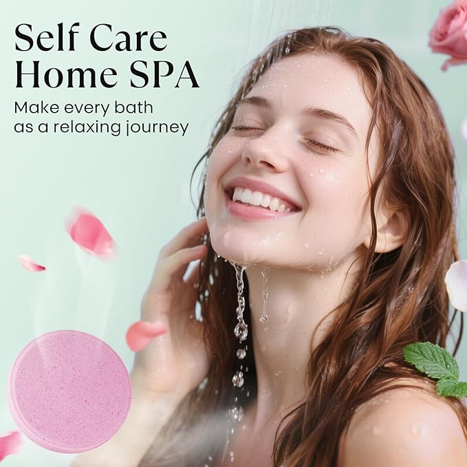 Shower Steamers Aromatherapy – Mothers Day Gifts for Mom, Birthday Gifts for Women Wife Teen Girls Mom, Natural Essential Oils Bath Bombs for Self Care Relaxation Home SPA