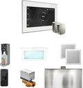 Mr Steam XDream Max Steam Shower Ctrl Pkg w/iSteamX Control and Steamhead in White Polished Nickel