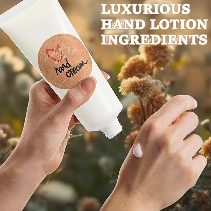 DIY Hand Cream Making Kit, JCOOS Handcream For Dry Hands, hand Lotion with Shea Butter, Almond Oil, Essential Oils Natural Whipped Shea Butter Body Butter Making Kit Valentine's Day gift for Women