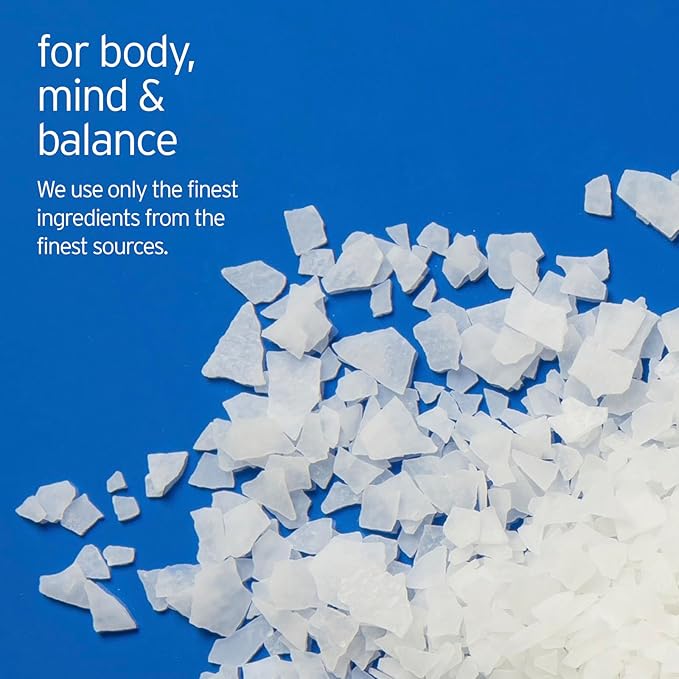 LIFE-FLO Magnesium Bath Flakes - Unscented Magnesium Flakes with Ancient Trace Minerals from the Zechstein Seabed - Epsom Salt Bath Soak Alternative or Relaxing Foot Soak - 60-Day Guarantee - 26.4oz