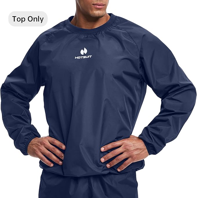HOTSUIT Men Sauna Suit Sweat Suits Durable Gym Exercise Workout Jacket