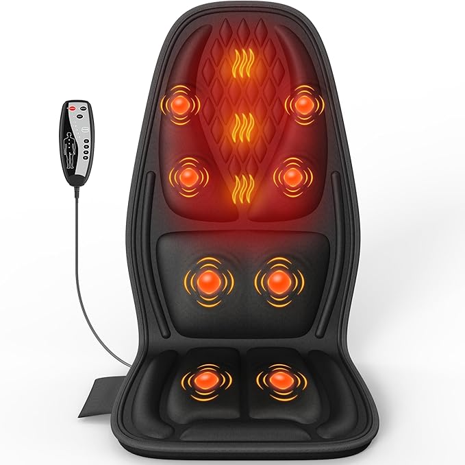Back Massager for Chair,Massage Chair Pad Helps Relax Muscle and Relieve Pain, Using in The Office/At Home