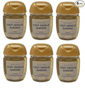 Bath and Body Works Classic Scents Pocketbac Gel Sanitizers - Pack of 6-1 oz each (Cozy Vanilla Almond)