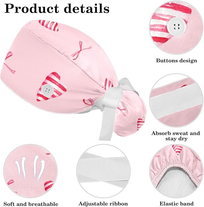 Women's Working Caps with Scrunchies Tarot Pattern Background Lace-Up Hat Unisex Hair Covers One Size