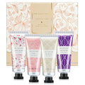 spa luxetique Hand Cream Gift Set,Mothers Day Gifts for Mom,4 Pack Shea Butter Hand Lotion Set for Dry Hands,Travel Size Hand Cream for Women,Birthday Gifts for Women,Teacher Appreciation Gift Nurse