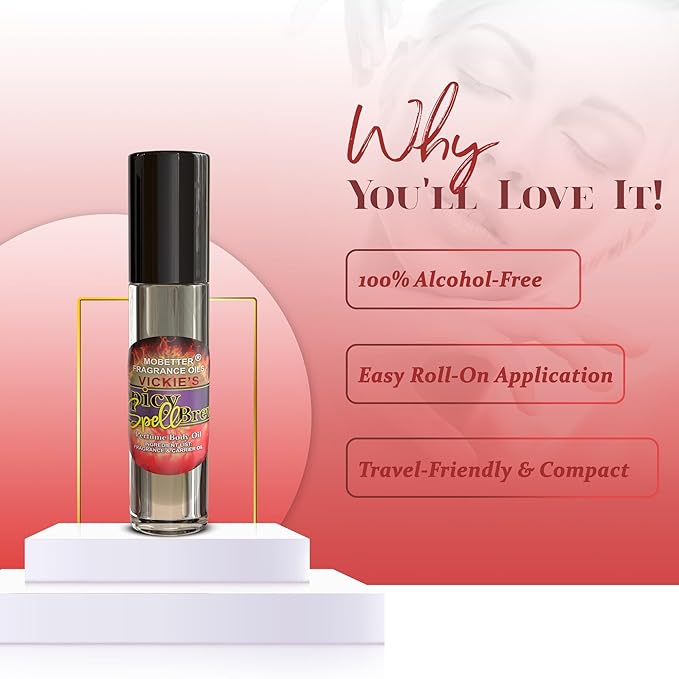 MOBETTER FRAGRANCE OILS Vickies Spicy Spell Brew Perfume Women Body Oil 10ml Roll On
