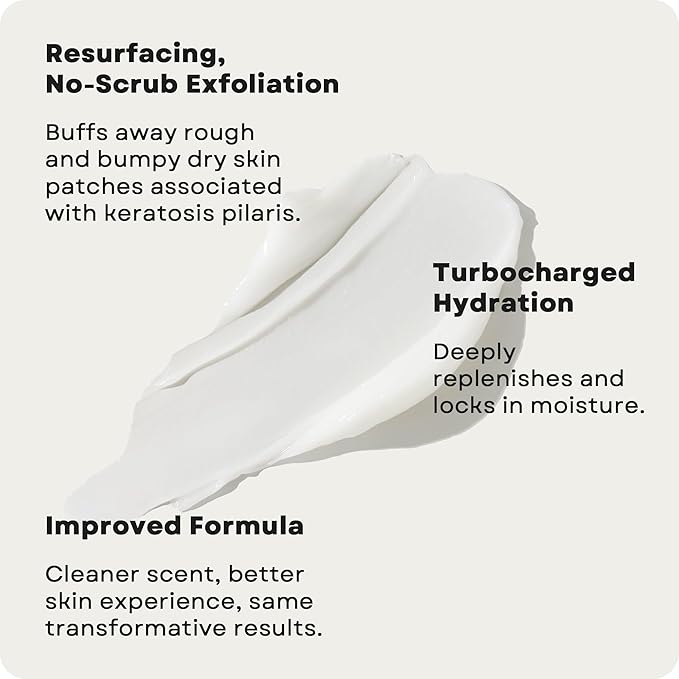 AmLactin KP Bumps Be Gone - Therapeutic Body Cream for Keratosis Pilaris - No-Scrub Exfoliator and Body Moisturizer for Dry Skin with 15% Lactic Acid AHA, 3 oz, Pack of 2 (Packaging May Vary)