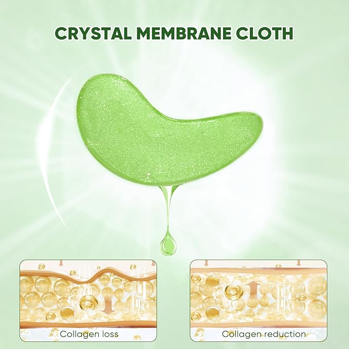 Aloe Vera Eye Mask (120 pcs) - Reduces puffiness and dark circles, firms and improves under-eye skin Under-eye patch for a rejuvenated look and minimises the appearance of fine lines and wrinkles