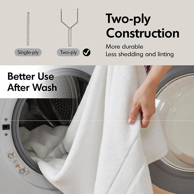 Madison Park 800GSM Bathroom Towel Set of 8 100% Cotton Bath Towel Set for Bathroom Luxurious Highly Absorbent 2 Bath Towels 2 Hand Towels 4 Washcloths Quick Dry Spa Quality Blush