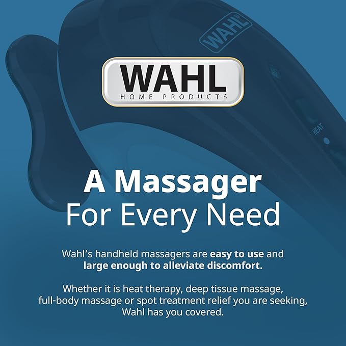 Wahl Hot Cold Therapeutic Light Vibratory Corded Massager, Soothing Vibratory Massage, Relieve Muscle Pain and Reduce Swelling from Chronic Pain, FSA Eligible, Model 4295-400